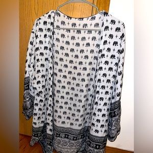 Cute super light elephant cardigan